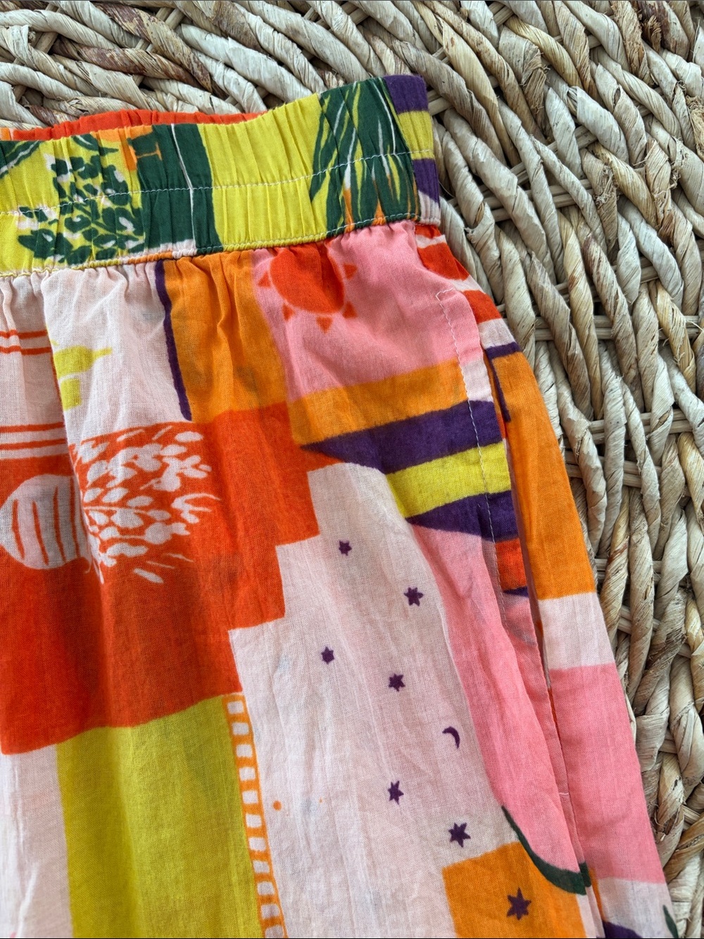 Haute Hippie Tropical Print Cotton Pant - Picture 10 of 15
